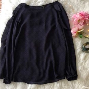 Banana Republic purple blouse